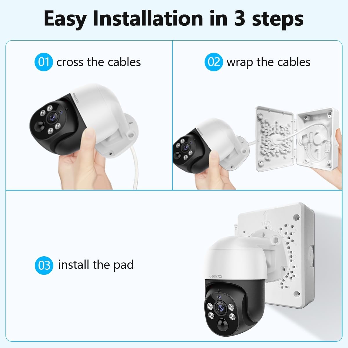 Durable ABS Security Camera Mount Bracket