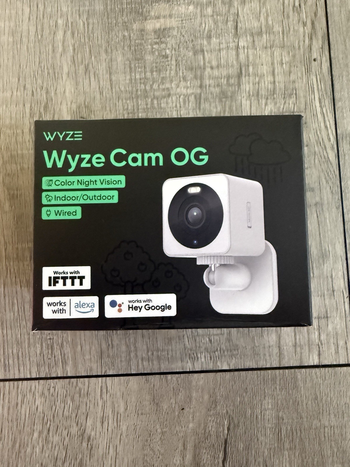 Wyze Cam Indoor/Outdoor OG Security Camera – White – Night Vision New