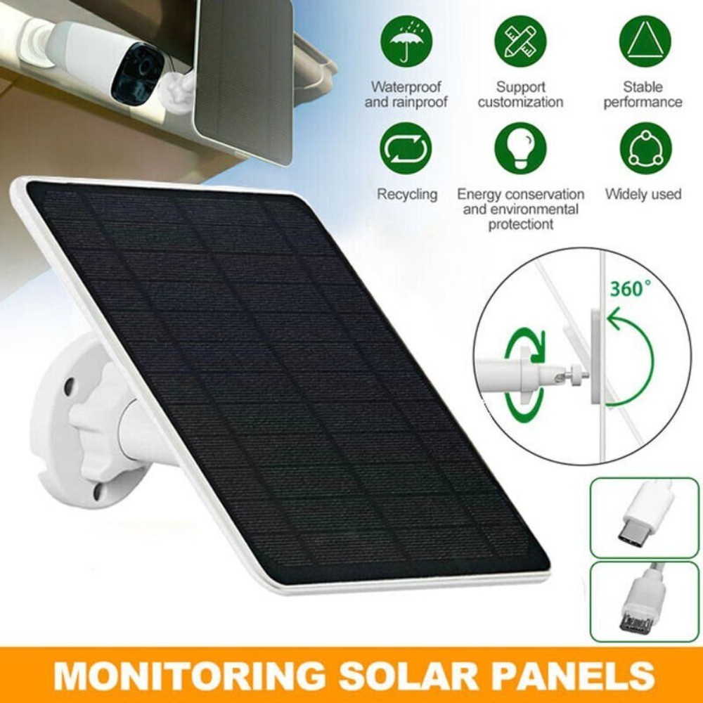 Solar Panel Charger Arlo Essential Spotlight Camera XL Power Supply Cable
