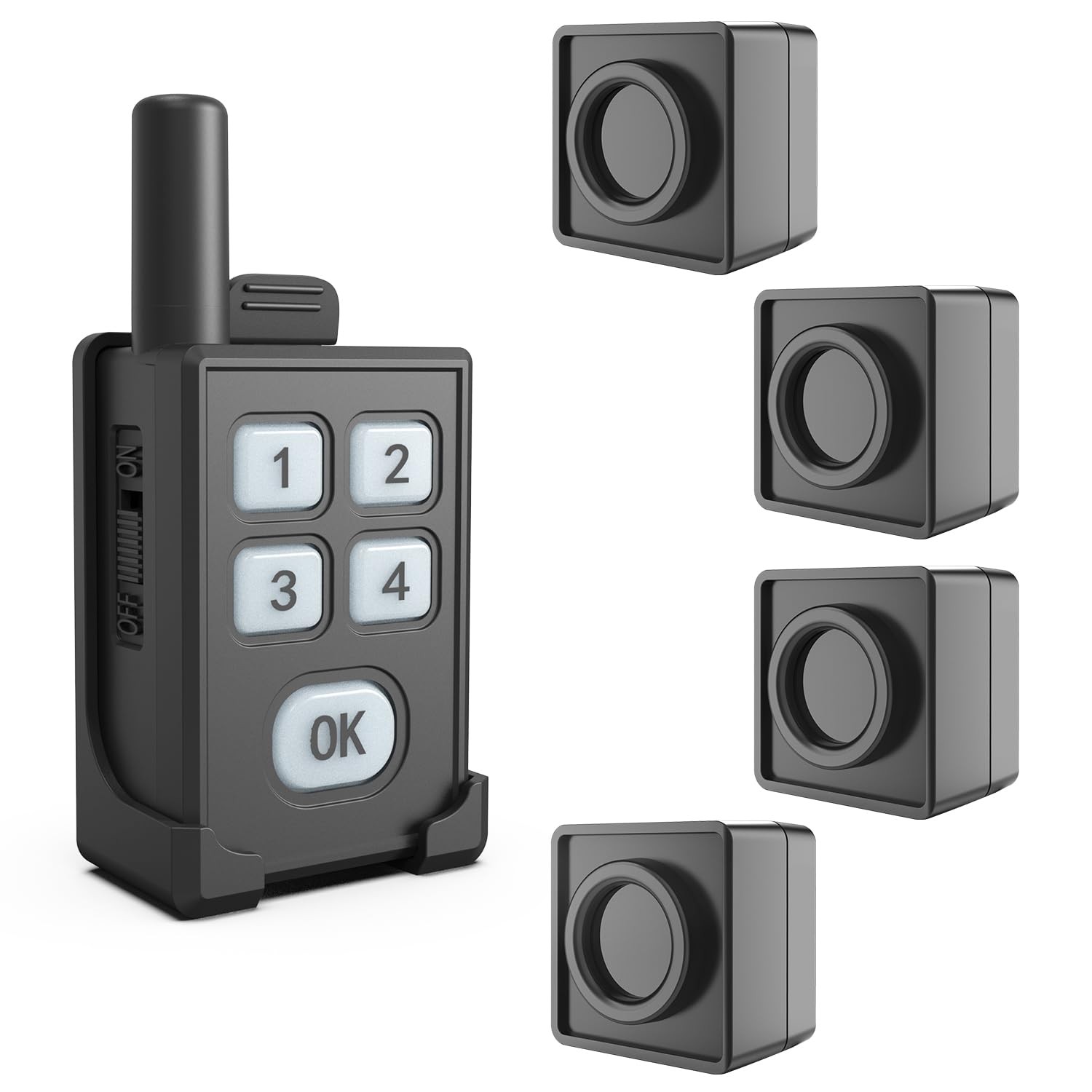 Portable Outdoor Perimeter Alarm System- 1/4 Mile Waterproof Wireless Motion …