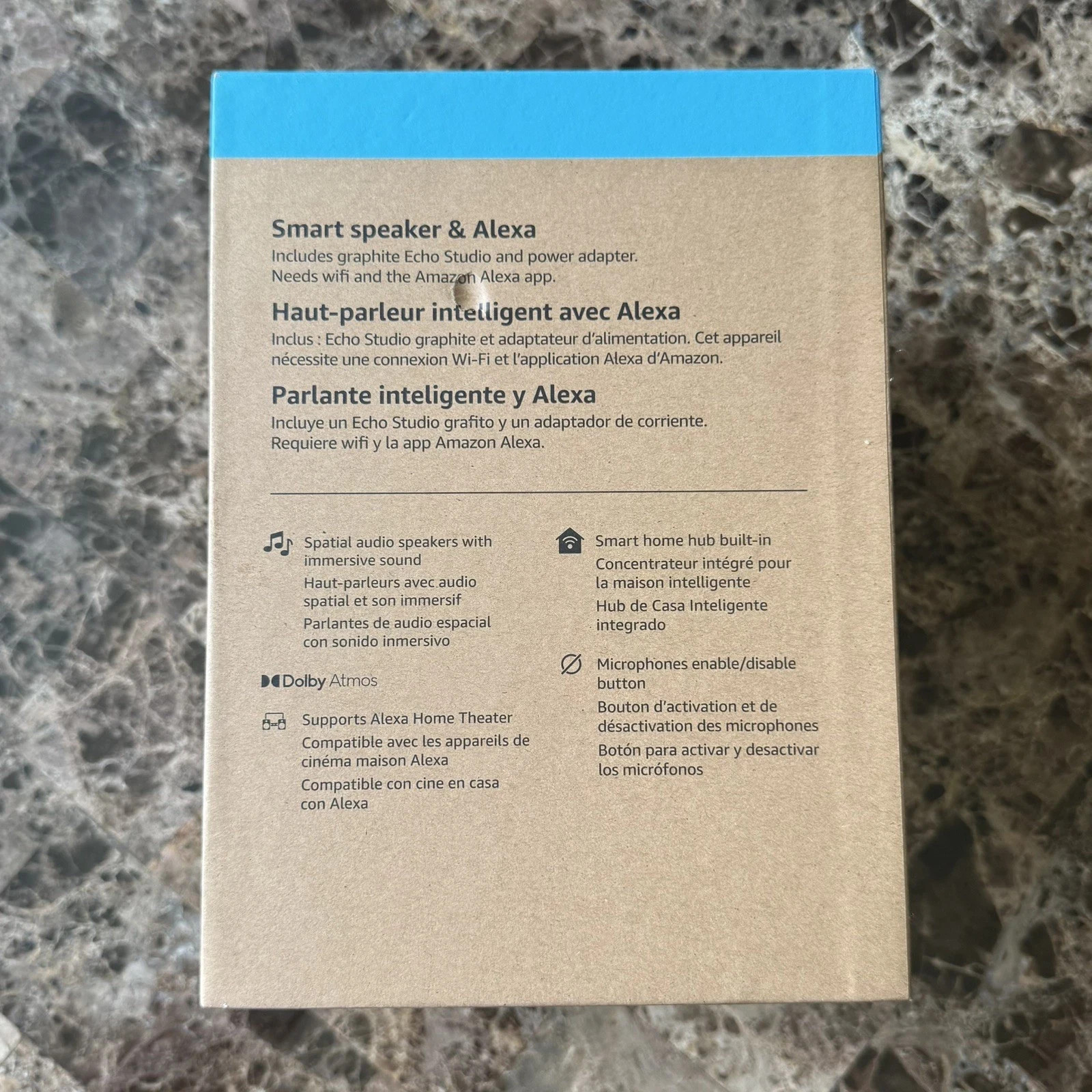 Amazon Echo Studio Dolby Atmos Alexa (Newest Model) Graphite NEW / SHIPS TODAY