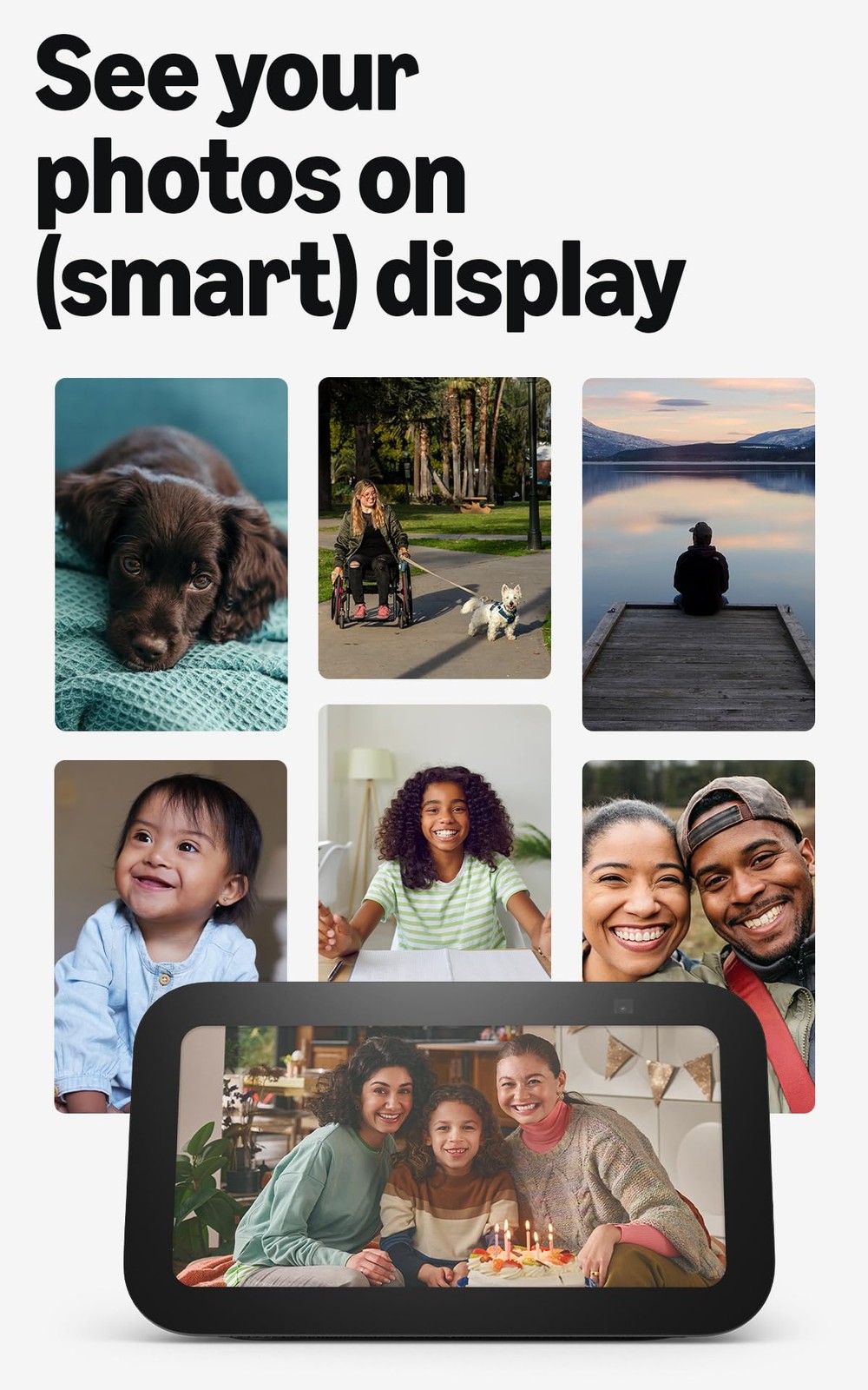 Amazon Echo Show 5 (newest model), Smart display with Alexa+ Early Charcoal