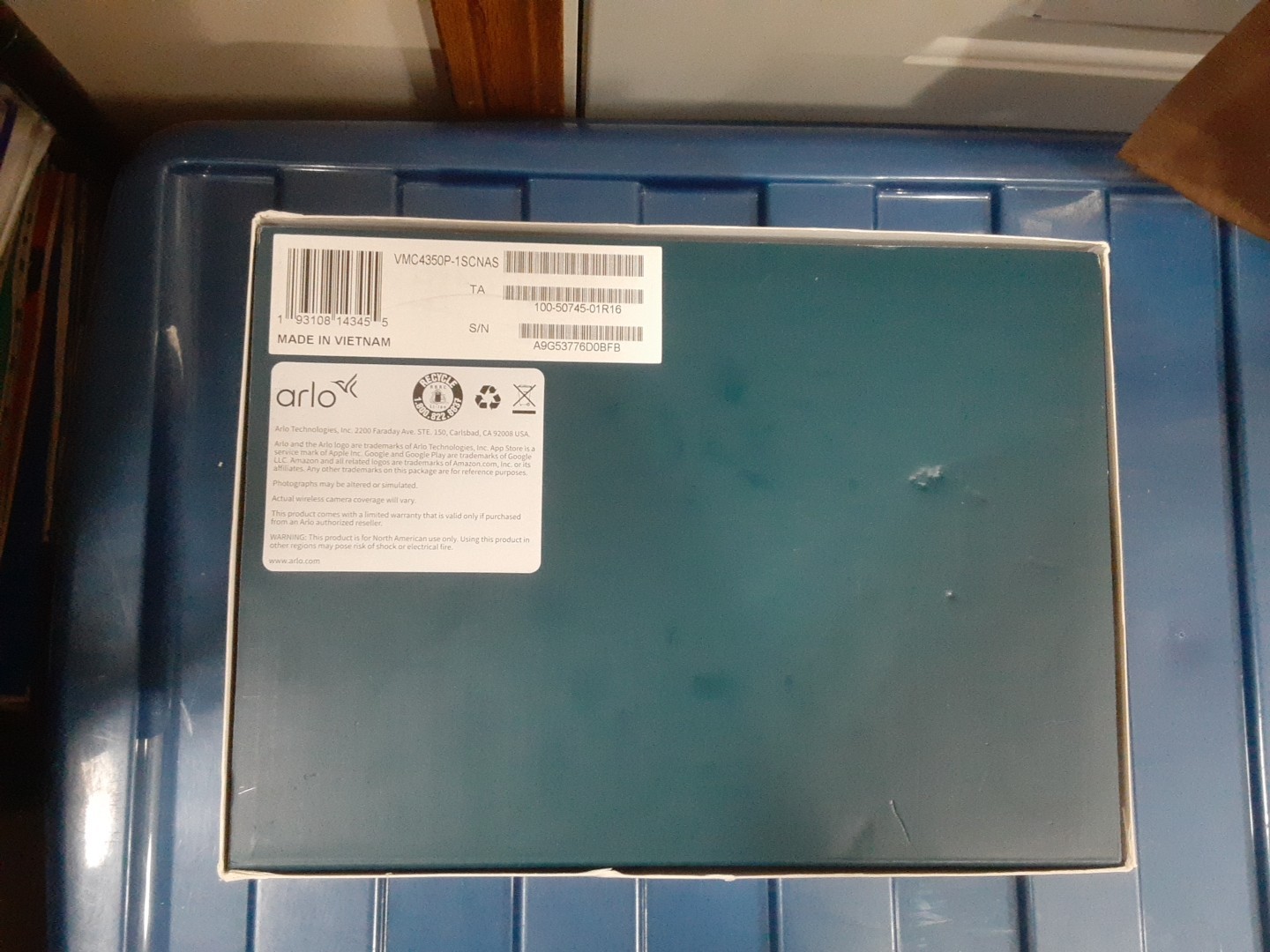 Brand New, Open Box, Arlo Pro 4 3-Cam Kit with Bonus Solar Panel – White, 2K 📹