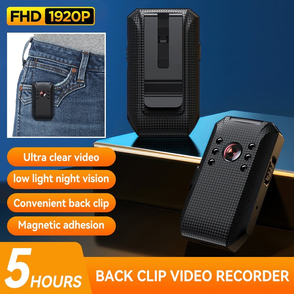 Body Camera HD 1080P Audio Video DVR Night Vision Camcorder w/ Free 32GB SD Card