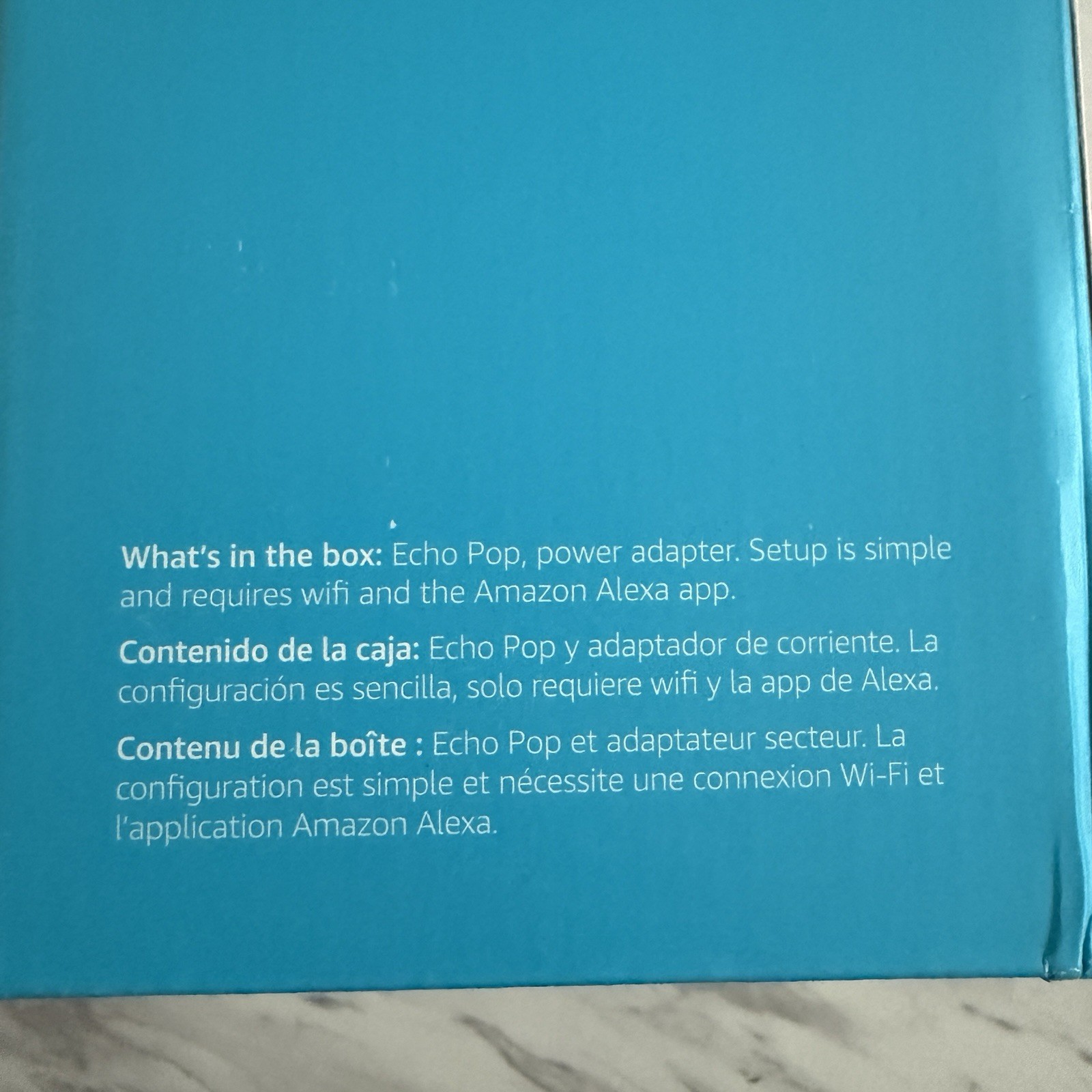 Amazon Echo Pop Bluetooth Smart Speaker w/ Alexa Charcoal Black Brand New SEALED