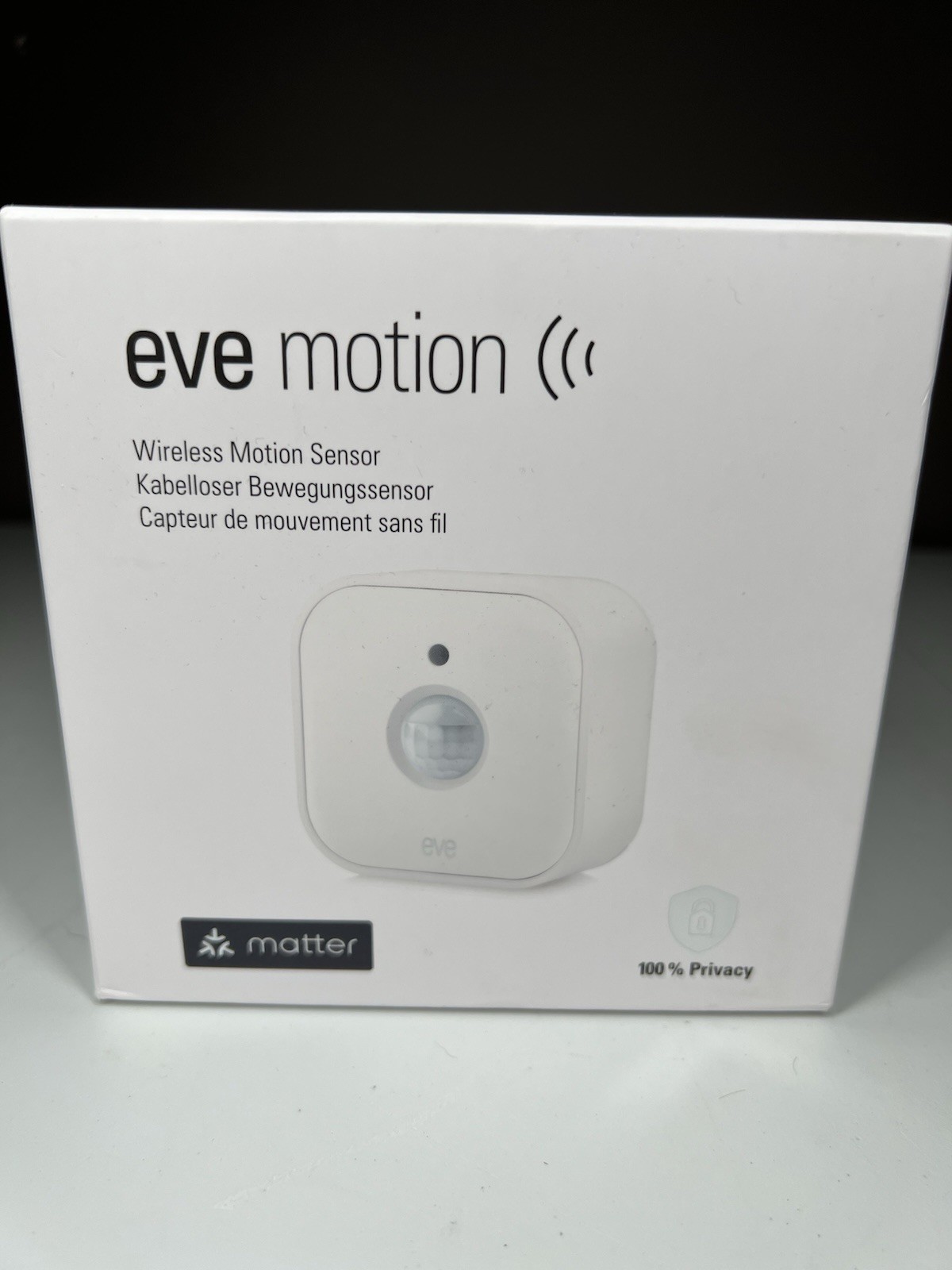 Eve Motion (Matter) – Smart motion sensor with light sensor, IPX3 WR (NEW ITEM)