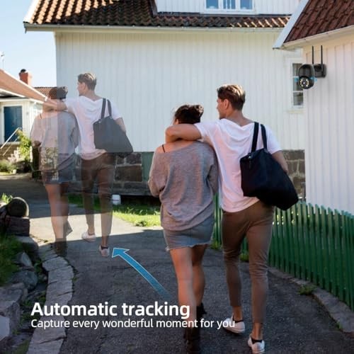 4K 8MP Wireless PTZ Security Camera – Waterproof, Human Detection, Auto Tracking
