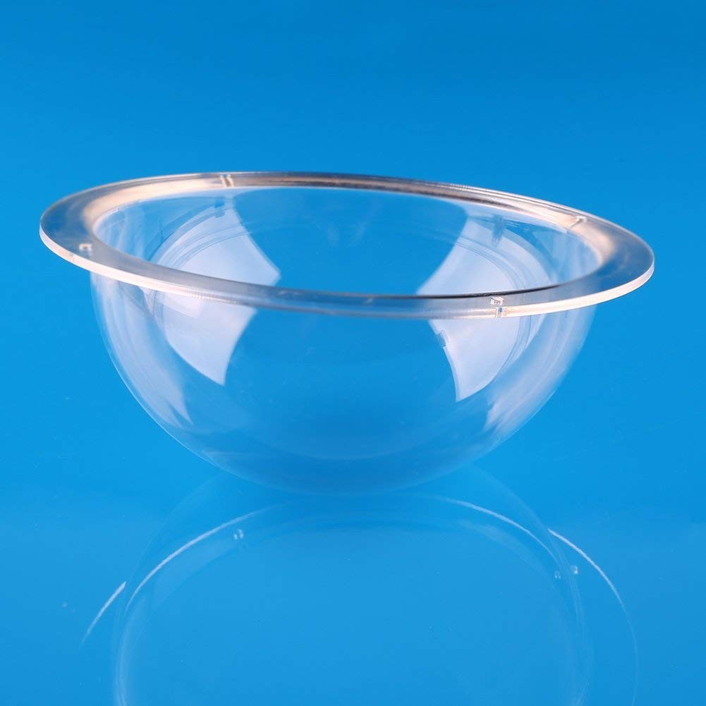 Trolleyshop Diameter 3.94 inch/100MM w/ 4 Holes Acrylic Dome Flange Transpare…