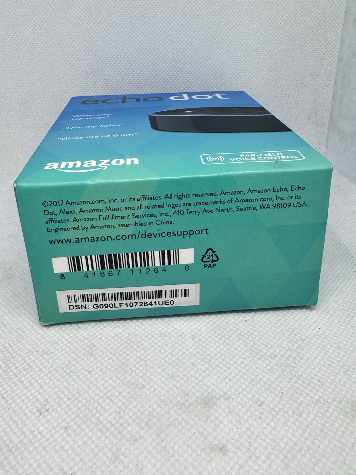 Amazon Echo Dot 2nd Generation Smart Speaker Black SEALED