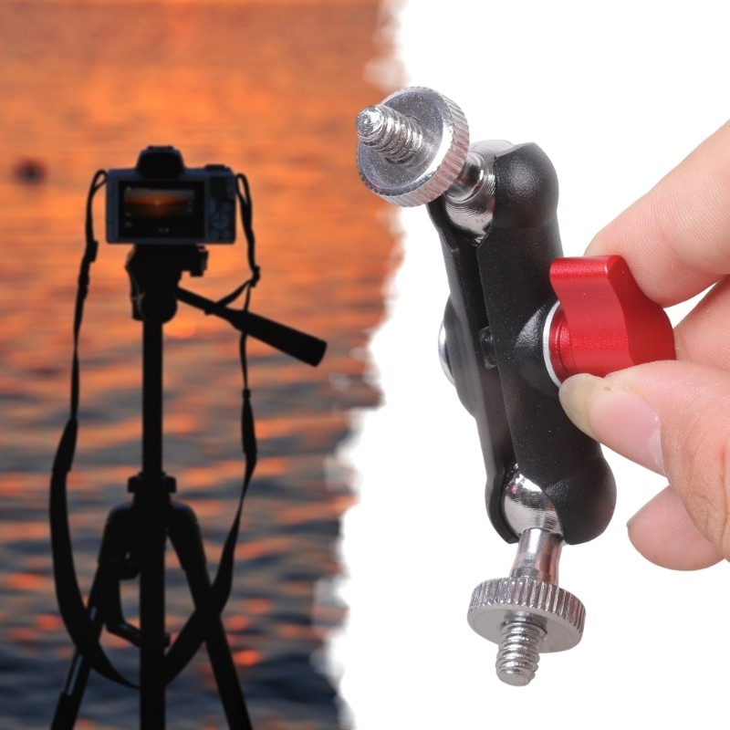 10cm 1/4Inch Male Thread Rotating Adapter for Photography Equipment Mounting