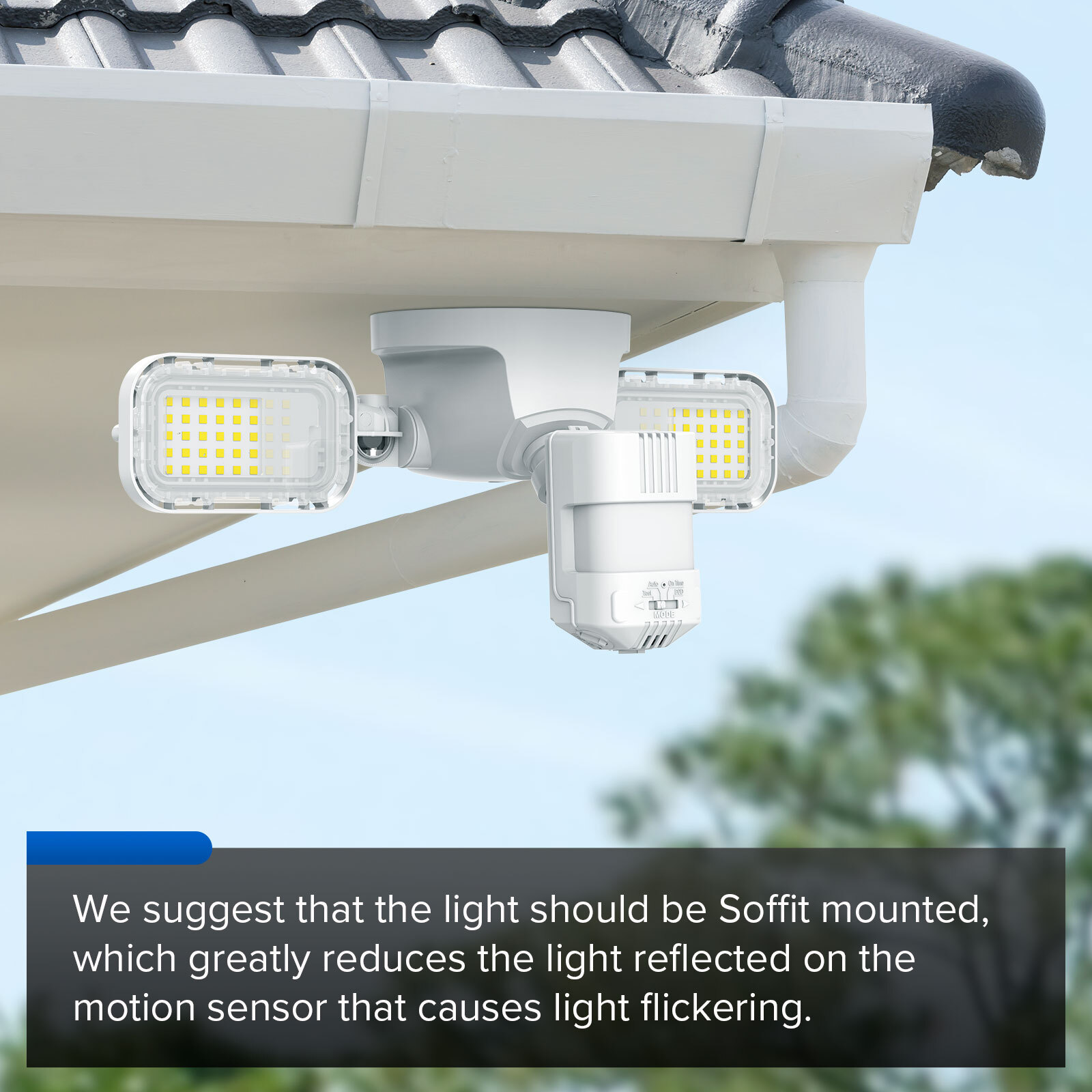 SANSI 4000lm LED Security Light Dusk to Dawn Light Sensor 30W (400W Equiv.) ETL