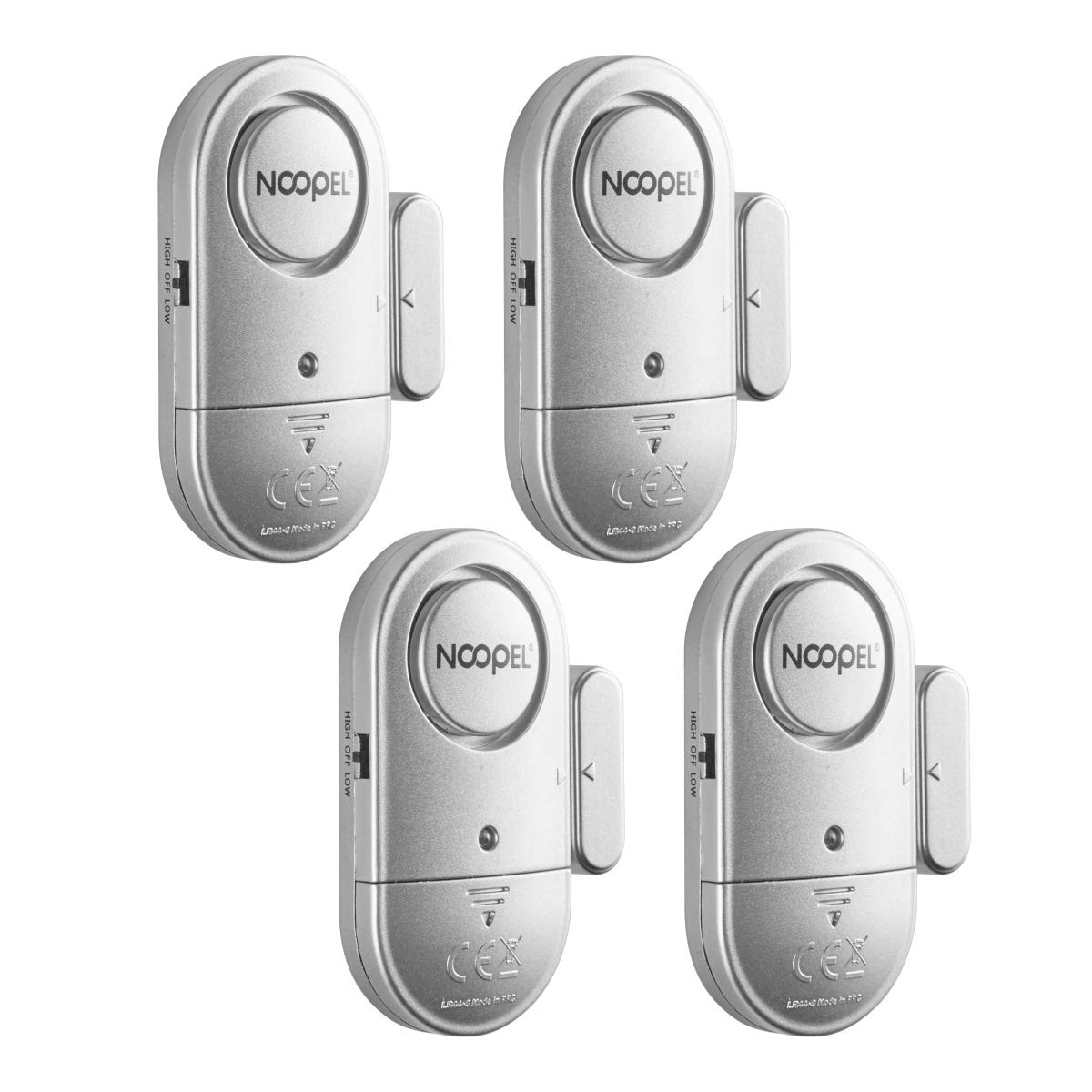 Door Alarms When Opened 4 Pack, New Version with Volume Levels, Window Alarm …