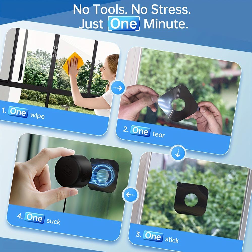 Crisp Smart Easy-To-Install Easy-To-Use Durable Sturdy Reliable 2K Window Camera