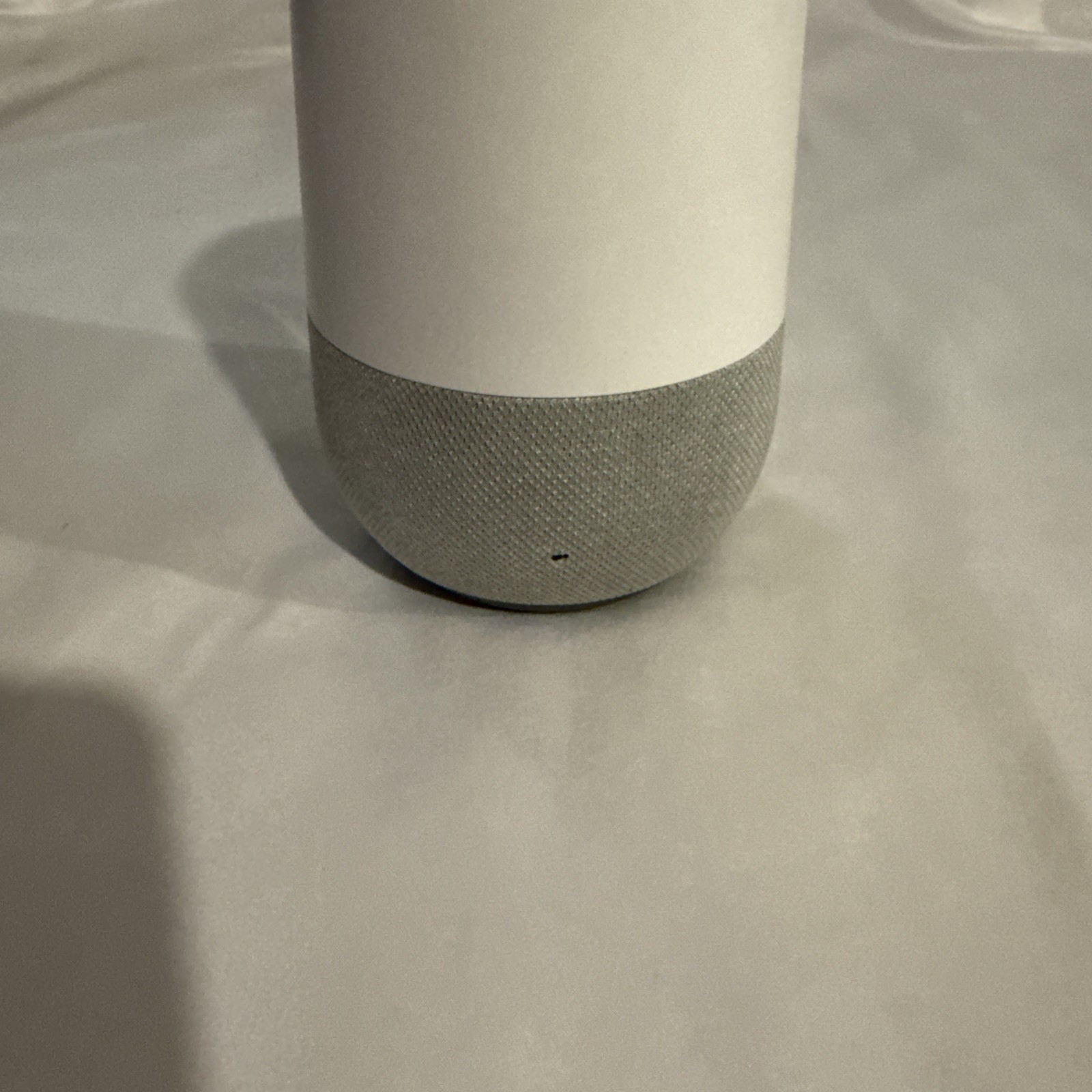 Google Home Smart Assistant White Slate No Cord Tested Working