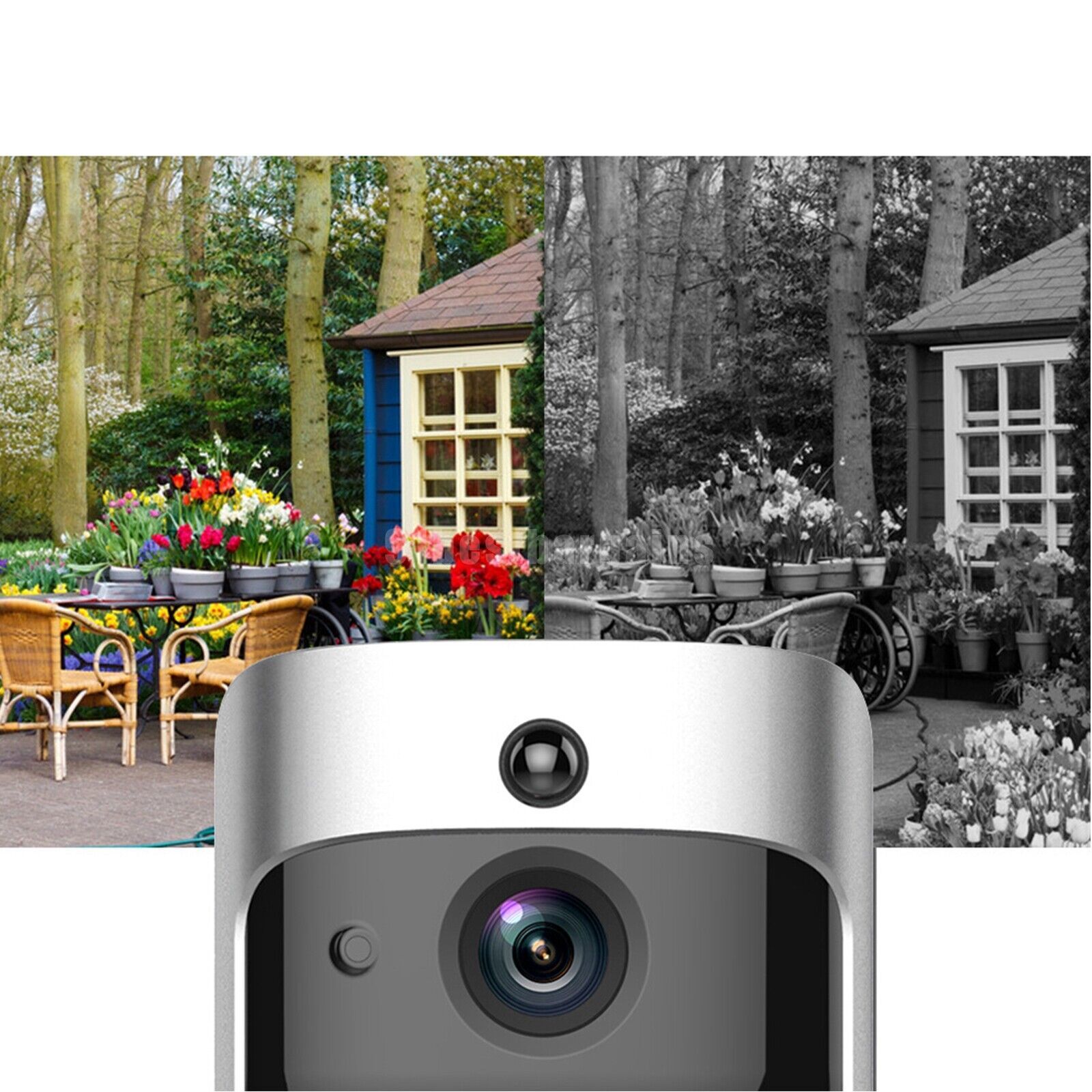 Wireless WiFi Video Doorbell Smart Phone Door Ring Intercom Security Camera Bell