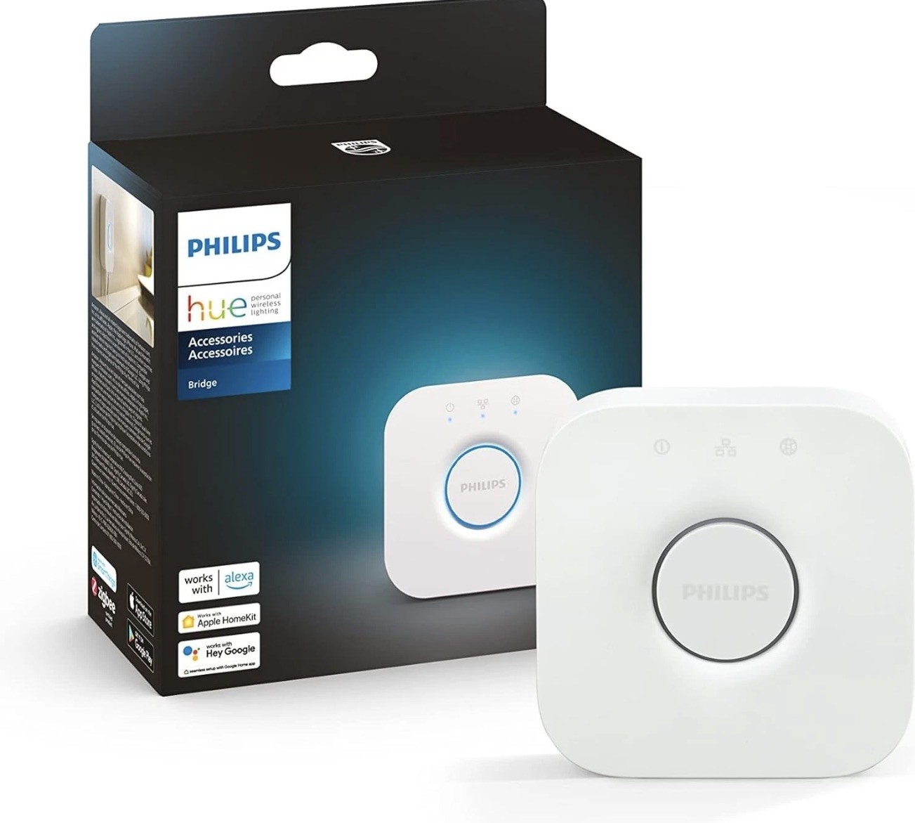 Philips Hue Bridge Lighting Controller Hub – White