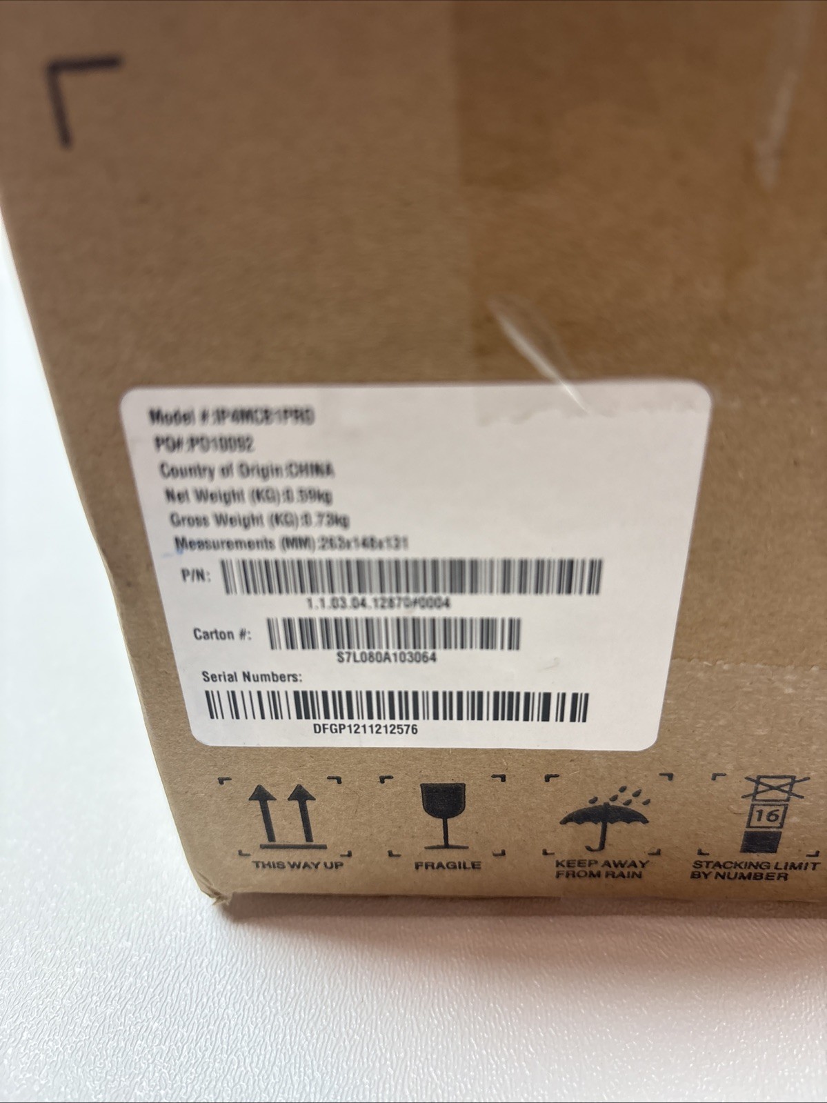 Sealed Defender Guard Pro IP4MCB1PRO White Security Camera