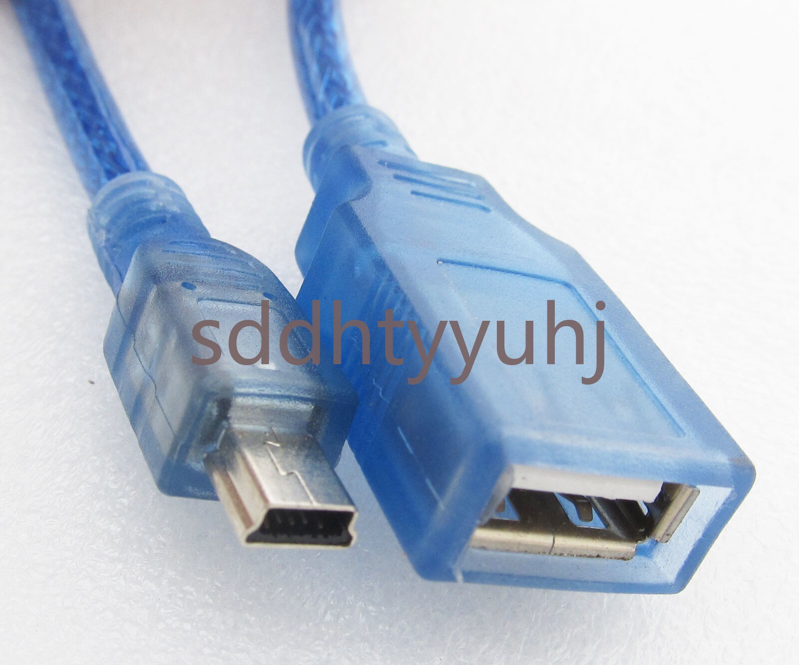 100pcs 1FT/30cm USB 2.0 A Female to Mini 5pin Male Convert Data Cable Universal
