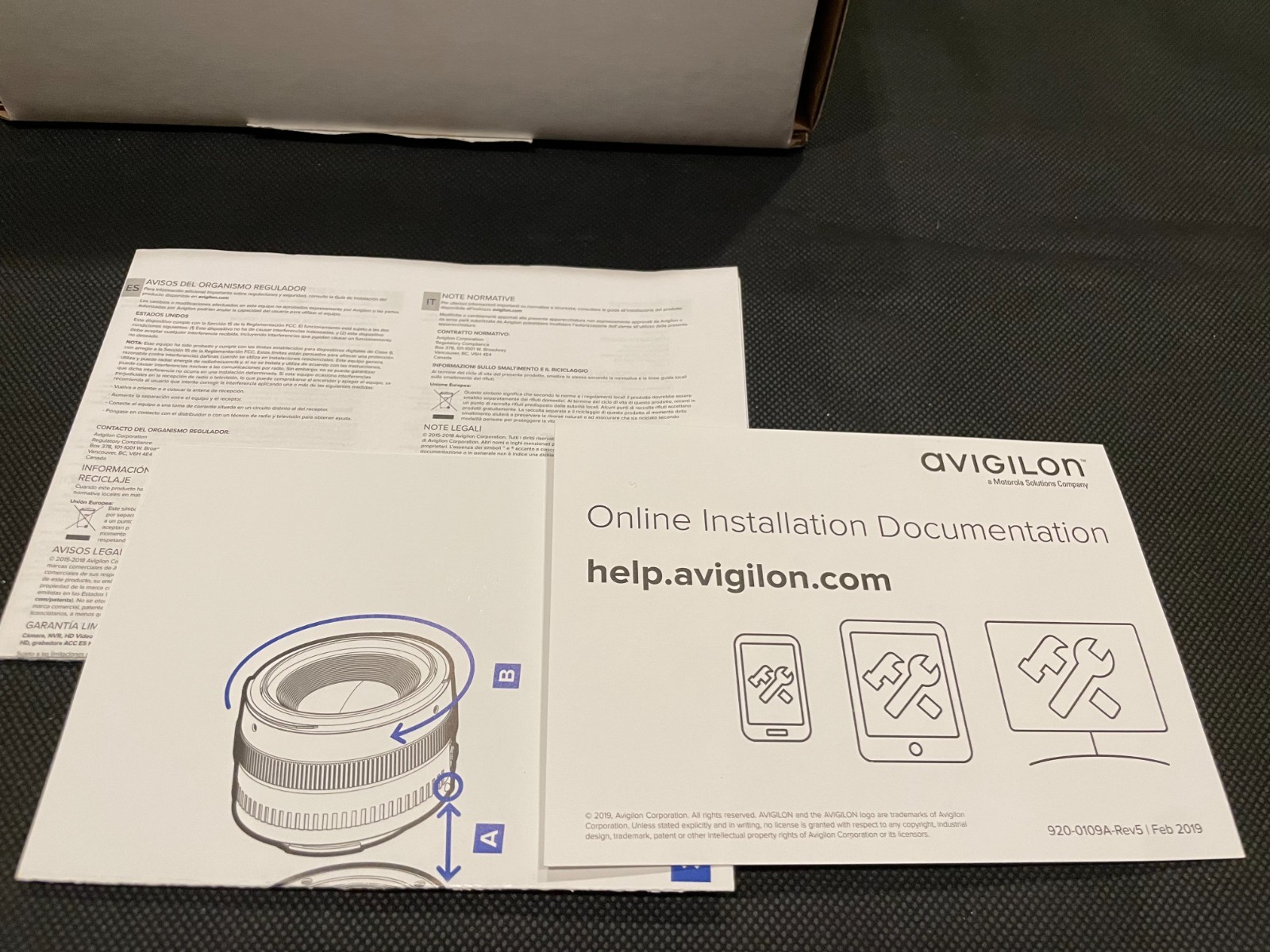 Security Camera Avigilon 16L-H4PRO-B 5k (16 MP) W/ Self Learning Analytics
