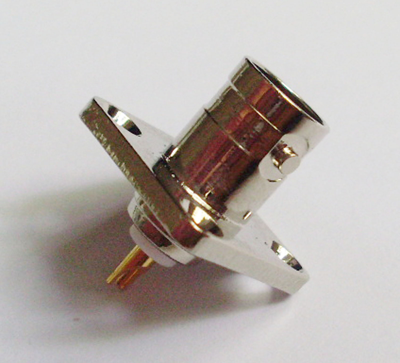 BNC Female Jack with 4 holes Flange Panel Chassis Mount Coaxial Solder Connector