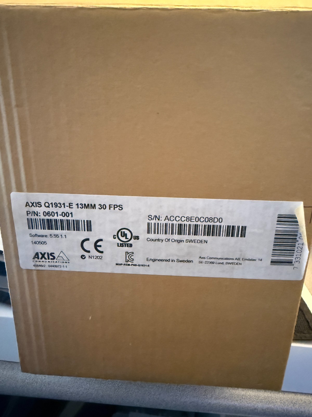 AXIS Q1941-E 7MM 30 FPS NEW – open box