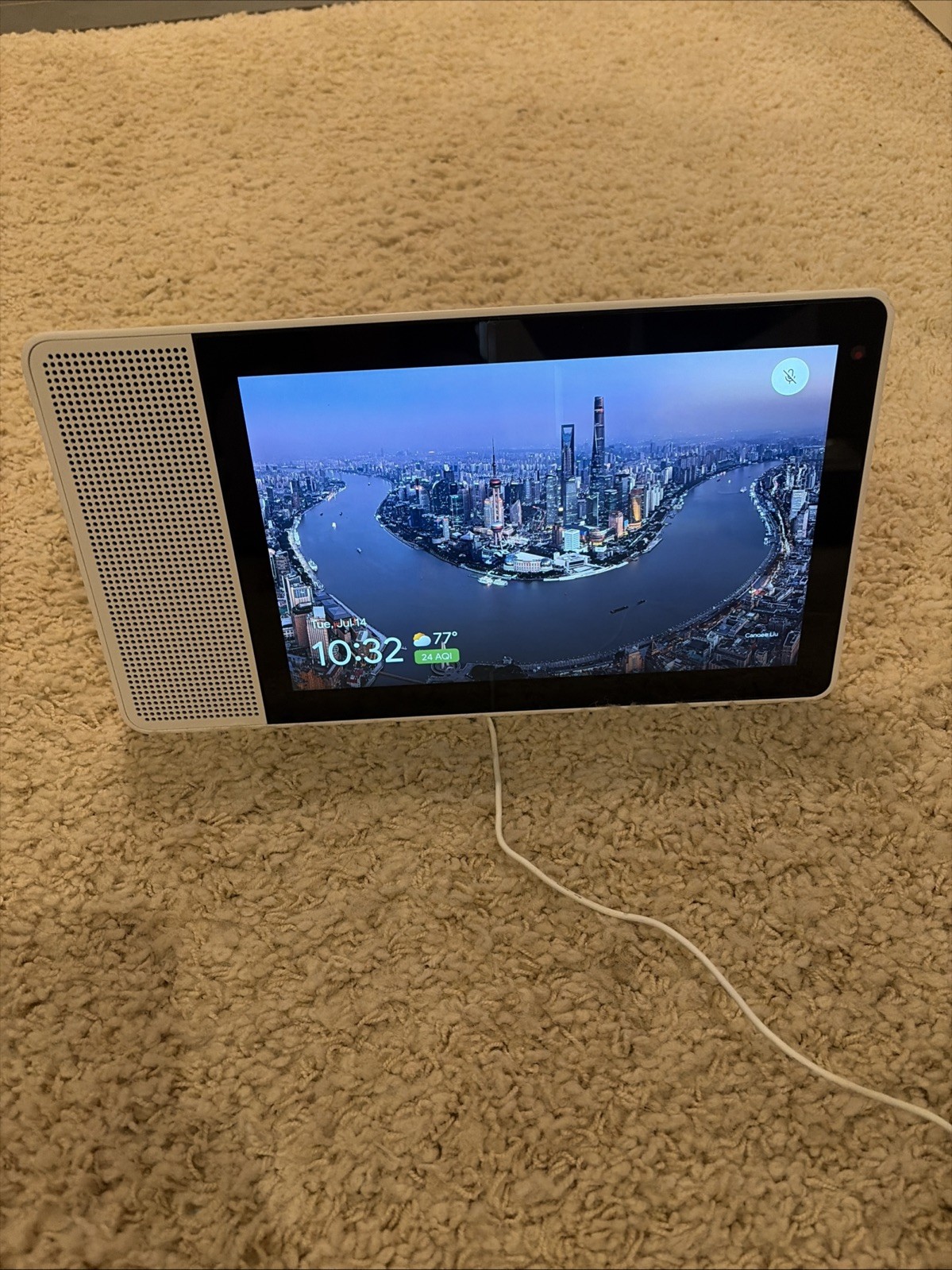 Lenovo Smart Display 10 Inch Google Assistant Bamboo Smart Home Hub SD-X701B
