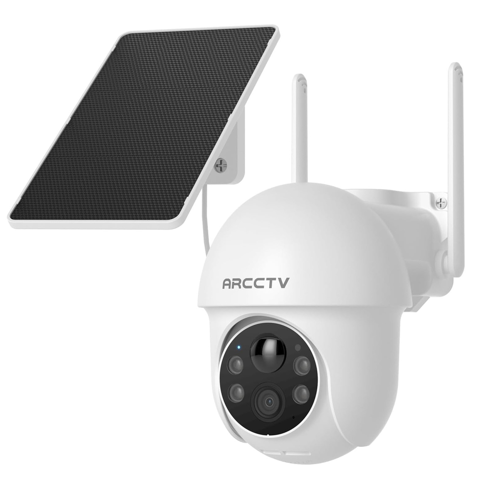 ARCCTV 1-4Pack 4MP WiFi6 Solar Security Cameras Wireless PTZ CCTV Night Vision