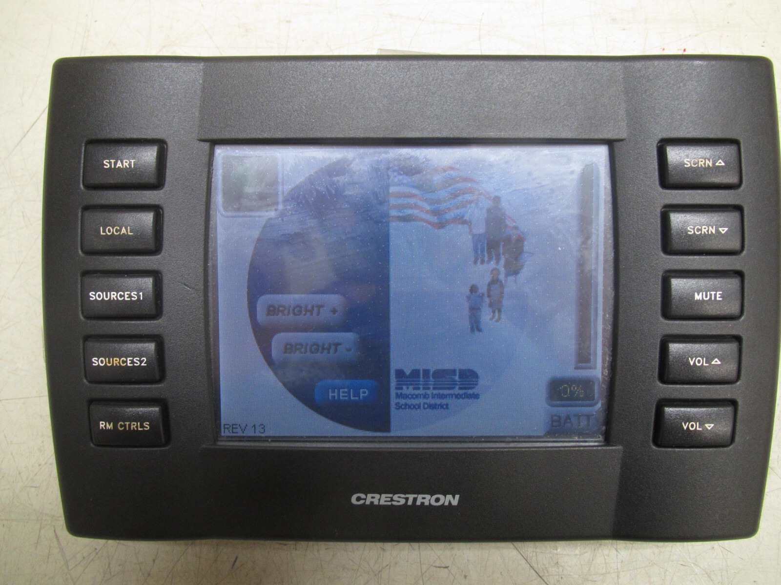 Crestron 2-Way Touch Screen Multimedia Audio Video Control Panel P/N:STX-1700CXP