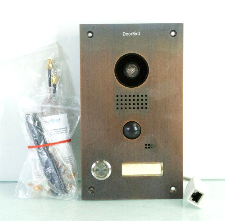 Doorbird D205 Venetian Bronze Doorbell Camera (No Passport Paperwork) o224