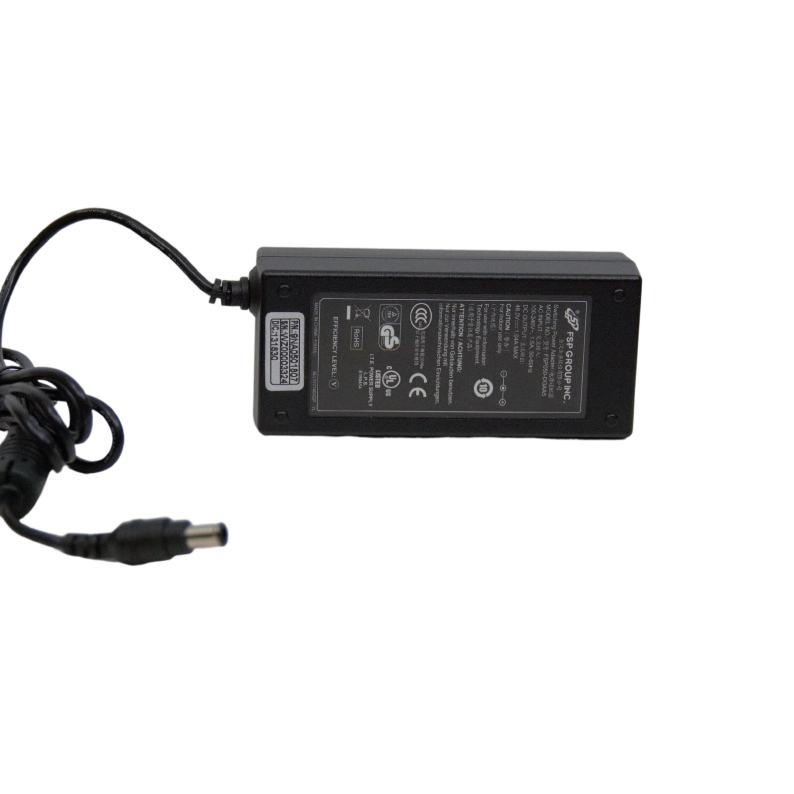 Original 48V 1.04A AC/DC Adapter Model FSP050-DGAA5 (OPEN BOX)