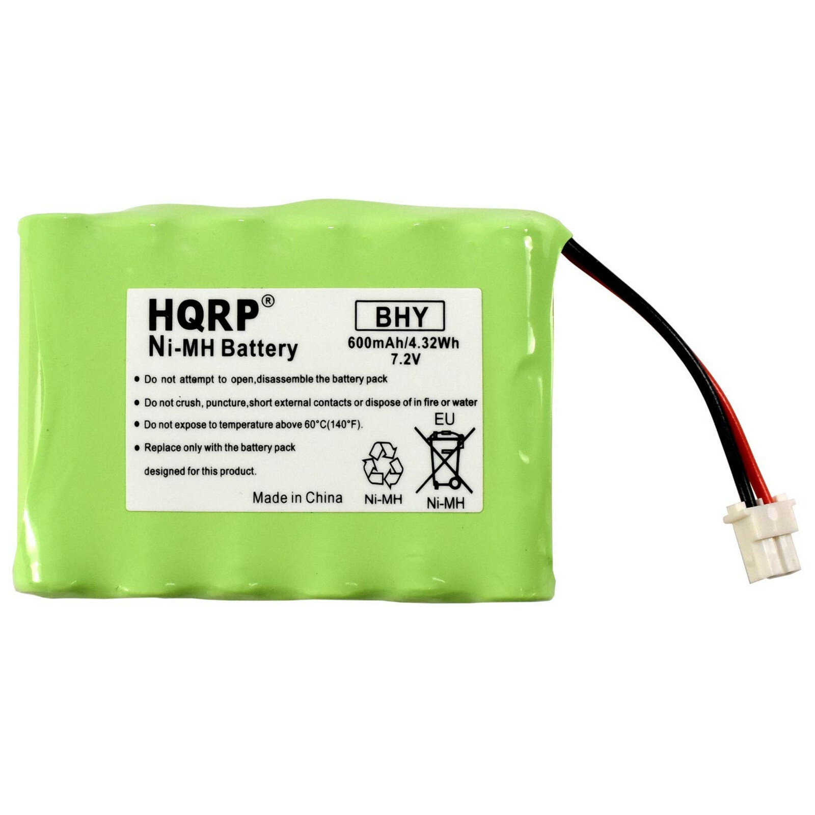HQRP 7.2V Battery for Honeywell Intrusion Smart Peripheral Keypad ADT 300-06868