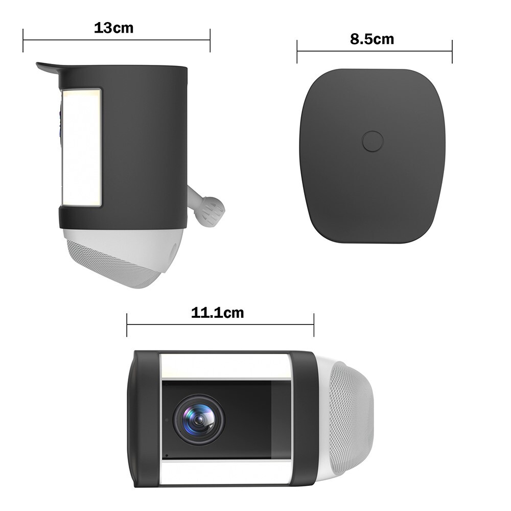 Silicone Camera Protection Cover fits Ring Spotlight Cam Pro/Cam Plus USA Seller