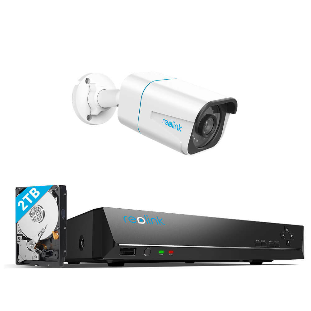 Reolink PoE Security Camera System 4K RLC-810A 8CH NVR Kit 2TB Smart Detection