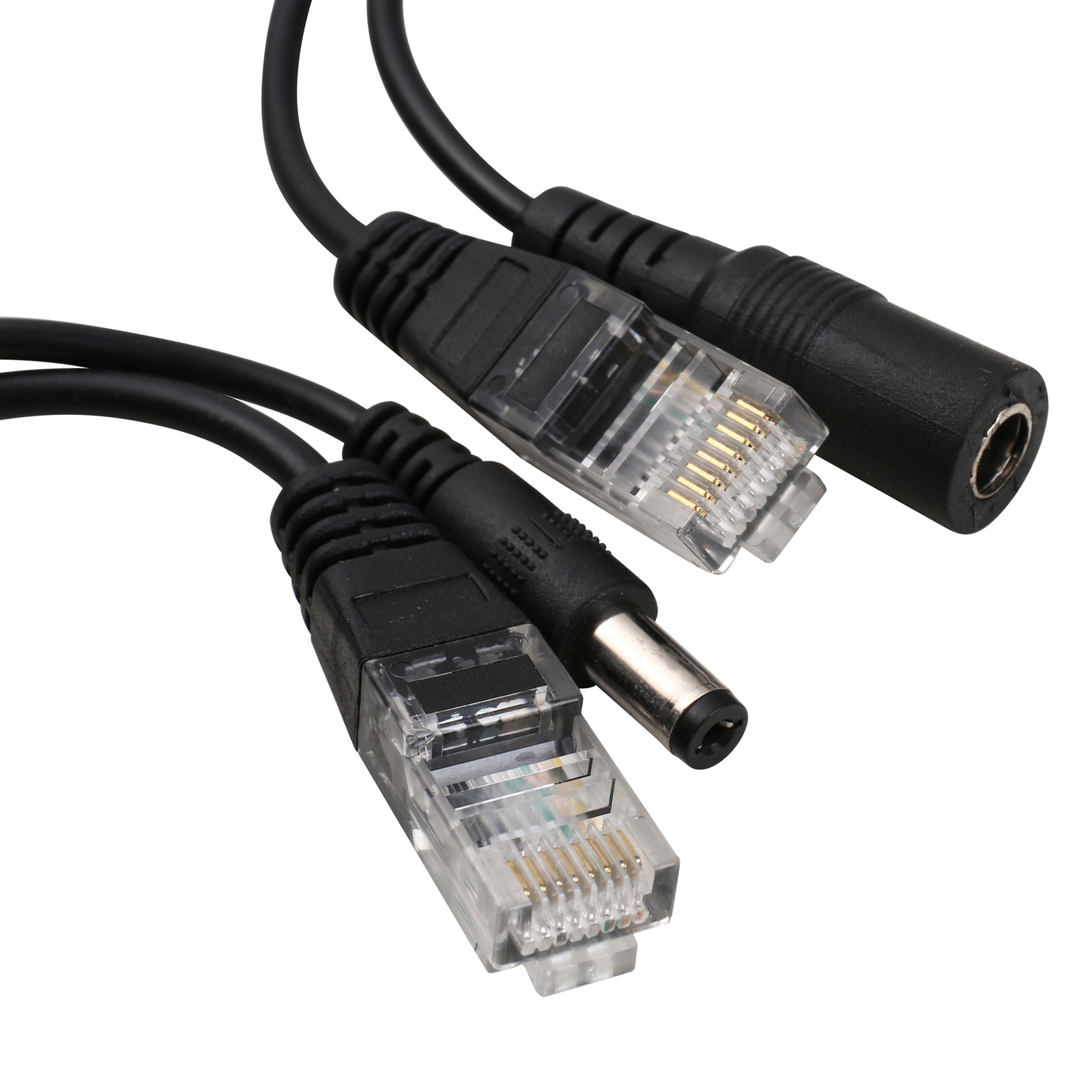 Power Over Ethernet POE Splitter Transmitter + Receiver for RJ45 Network Cable’