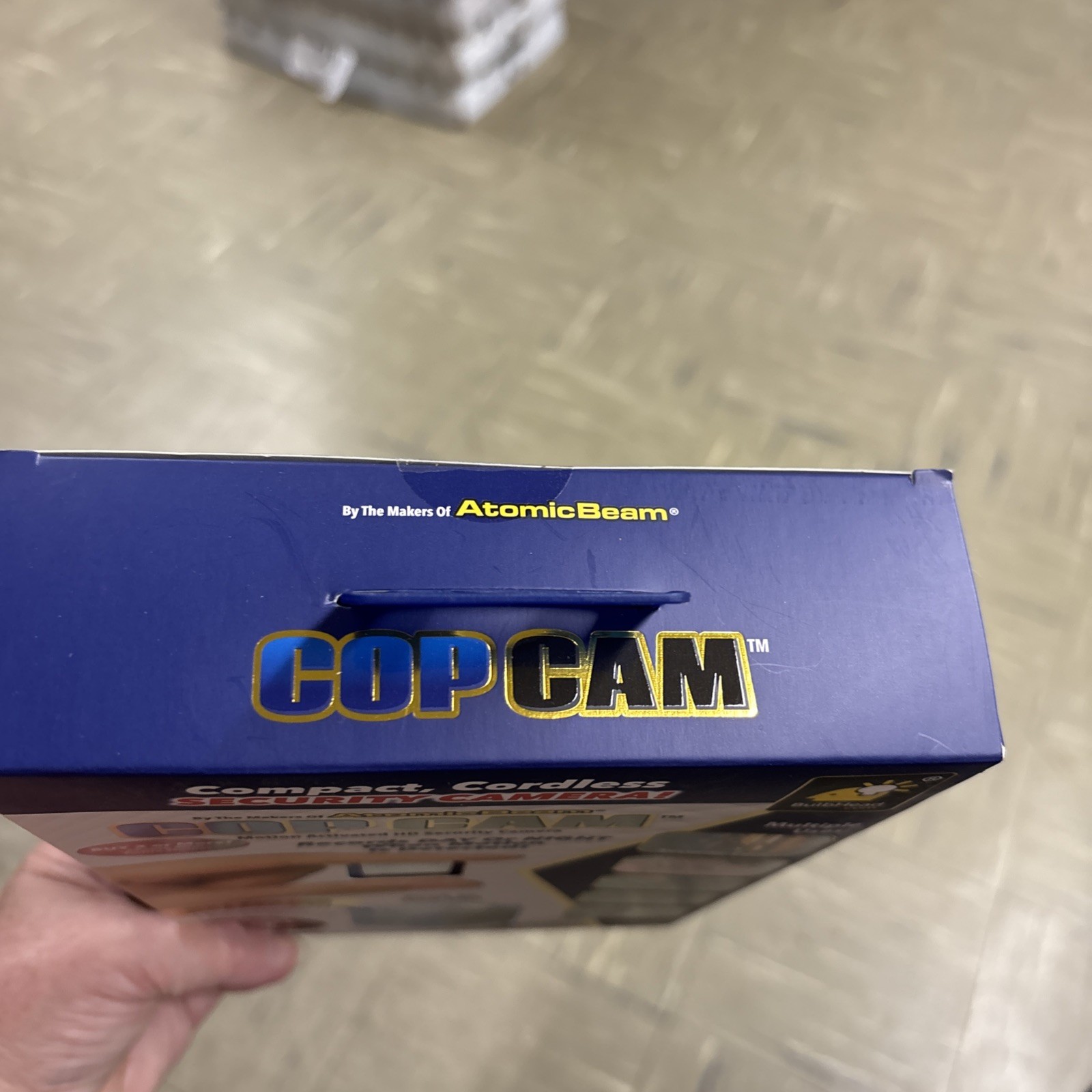 Atomic Beam Cop Cam Mini Security Camera Body Cam Dash Cam w/ Clip, Sealed
