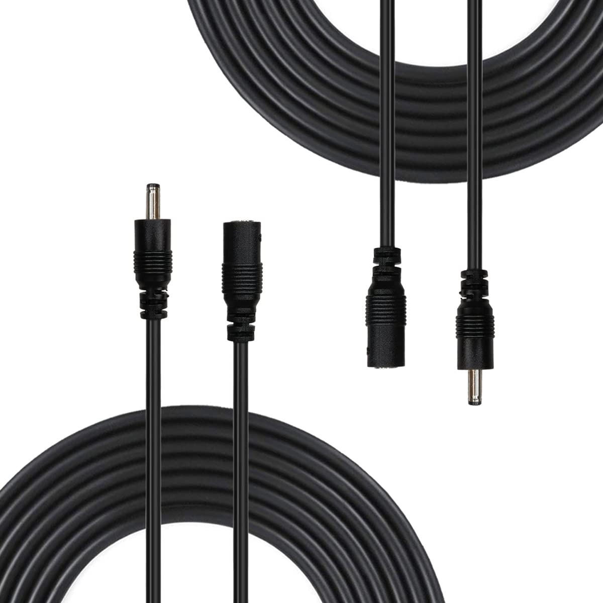 DC Power Adapter Extension Cable, 3.5Mm X 1.35Mm Male to Female Jack DC 5V Power