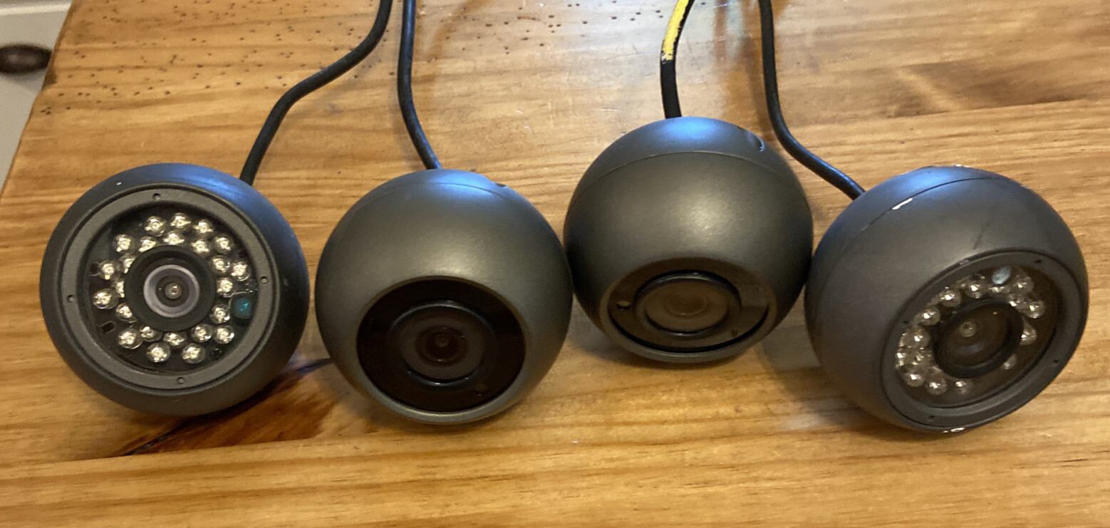 CCD CCTV Dome Camara TT-HLS42C-S Bundle Of Four Untested For Parts Only As Is