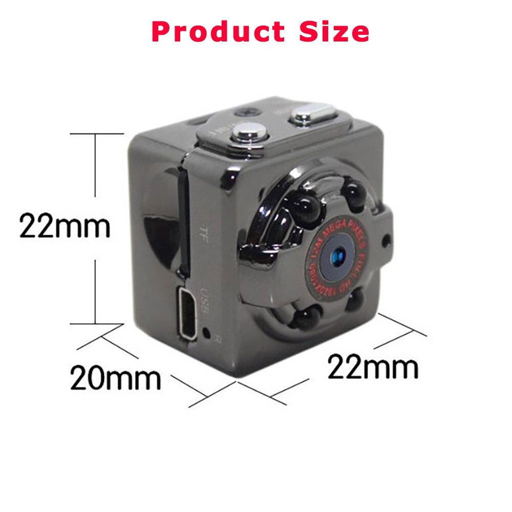 Portable Waterproof SD or HD Aerial Photography Recorder fits Sports and Outdoor