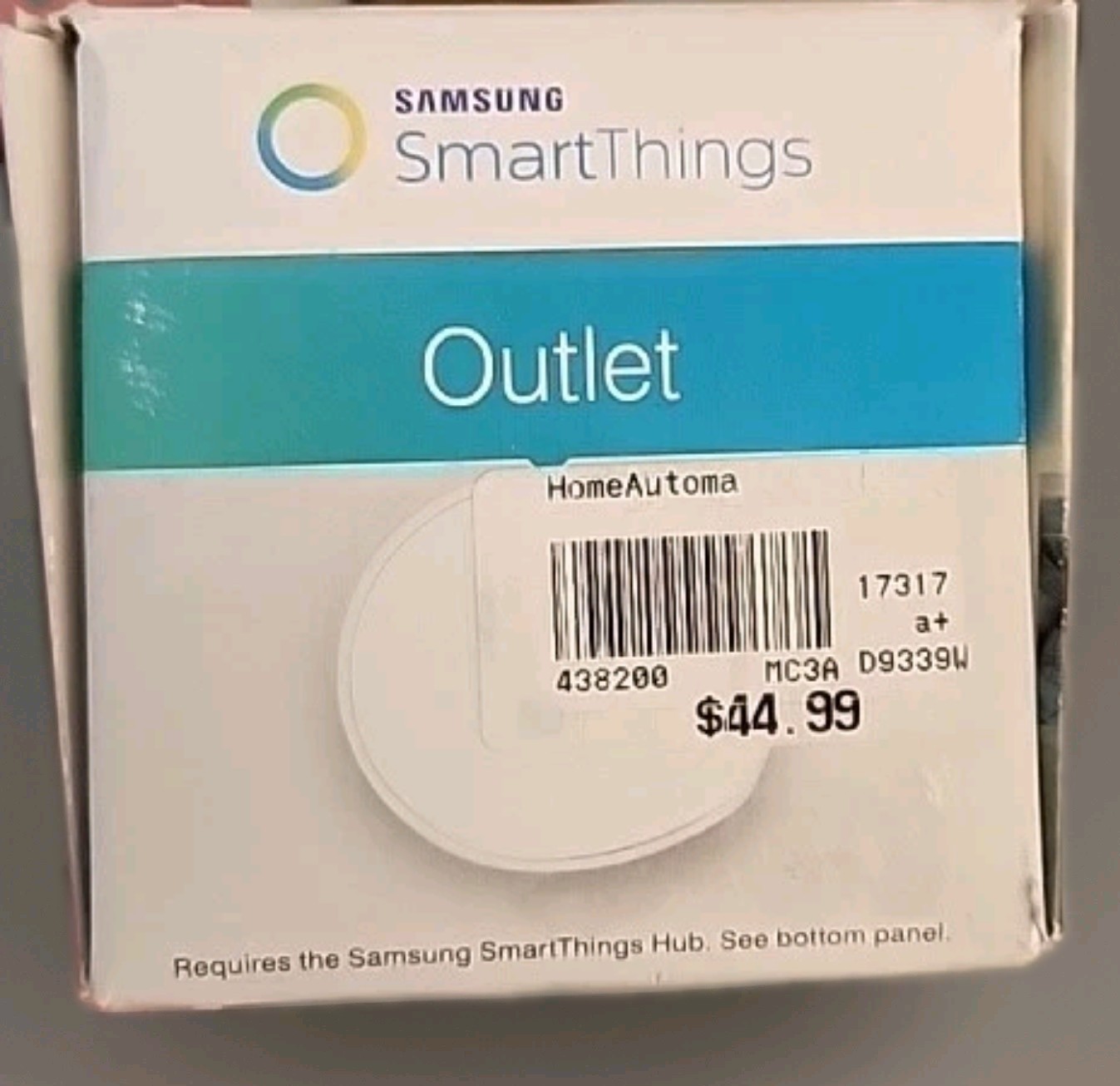 Samsung SmartThings Outlet – ZigBee Certified New – Open Box