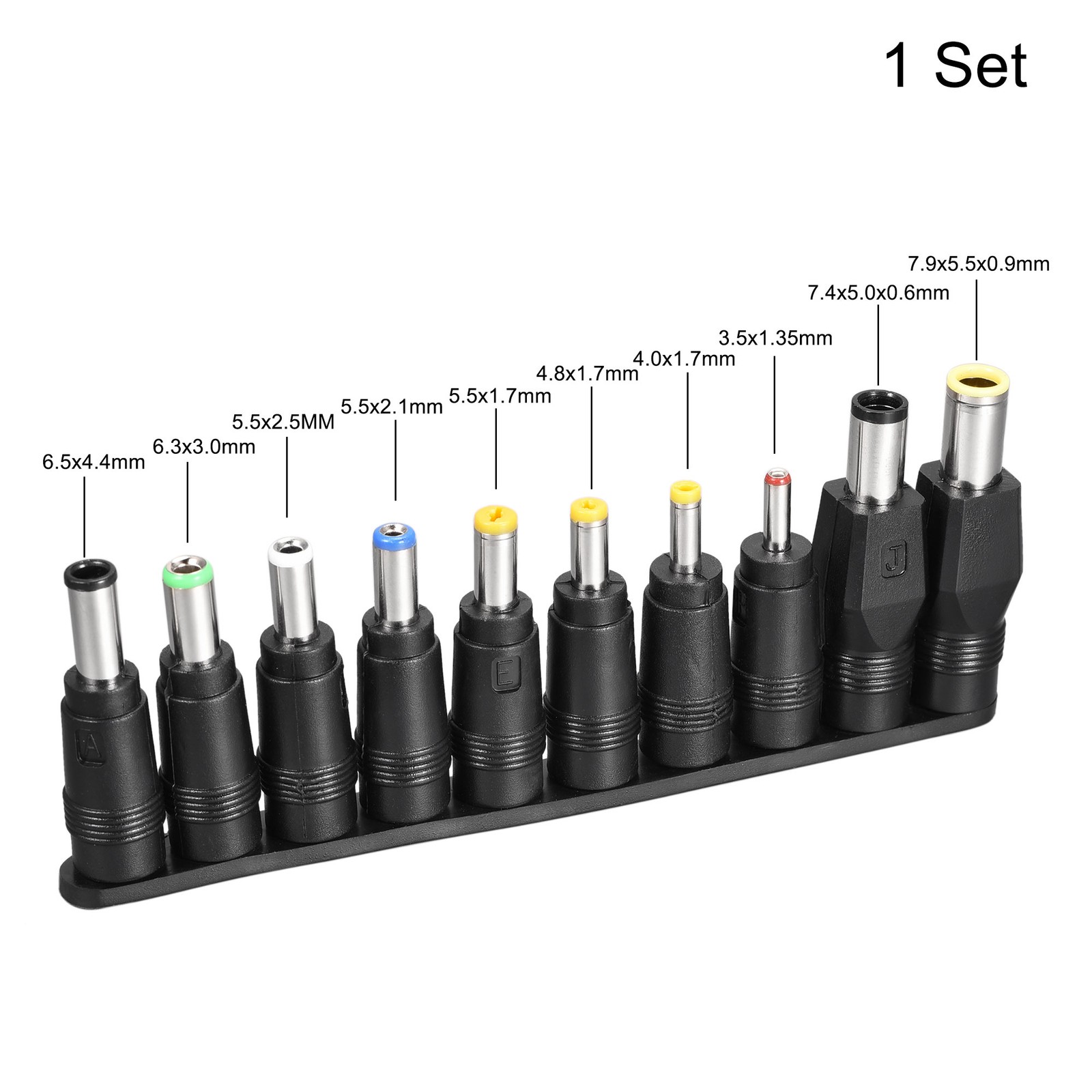 10 x DC Power Adapter Kit 5.5 x 2.1mm Jack Converter Barrel Connector Sets