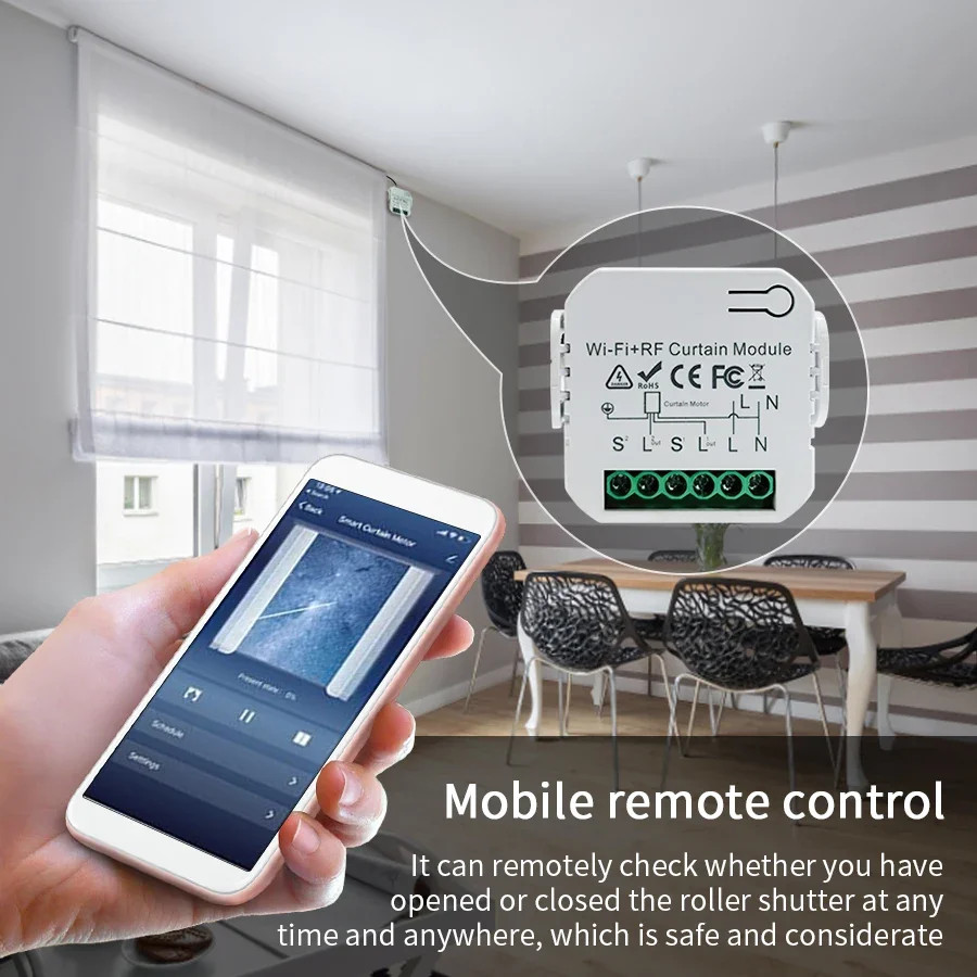 Wifi Smart Switch with RF 433Mhz Remote Tuya Smart Life Alexa Google App Voice C