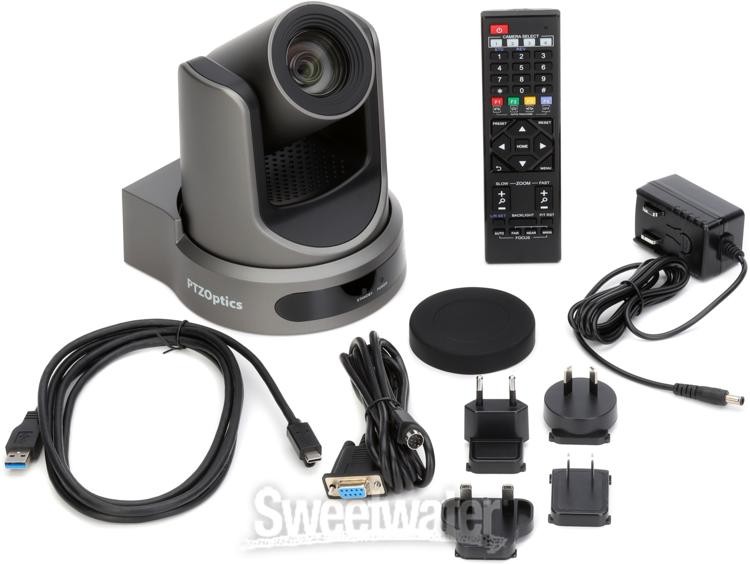 PTZOptics Move SE 30X Optical Zoom PTZ Camera – Grey