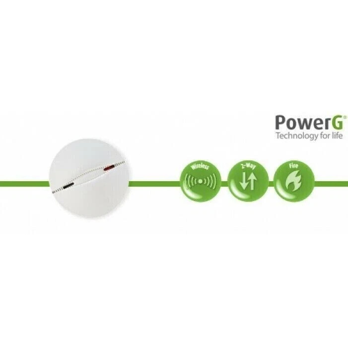 Visonic SMD-426 PG2 wireless ceiling mounted photoelectric smoke detector