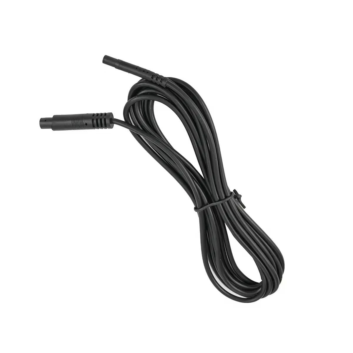 4Pin Male To Female Extension Cable Black PVC 5.5M Length Backup Camera