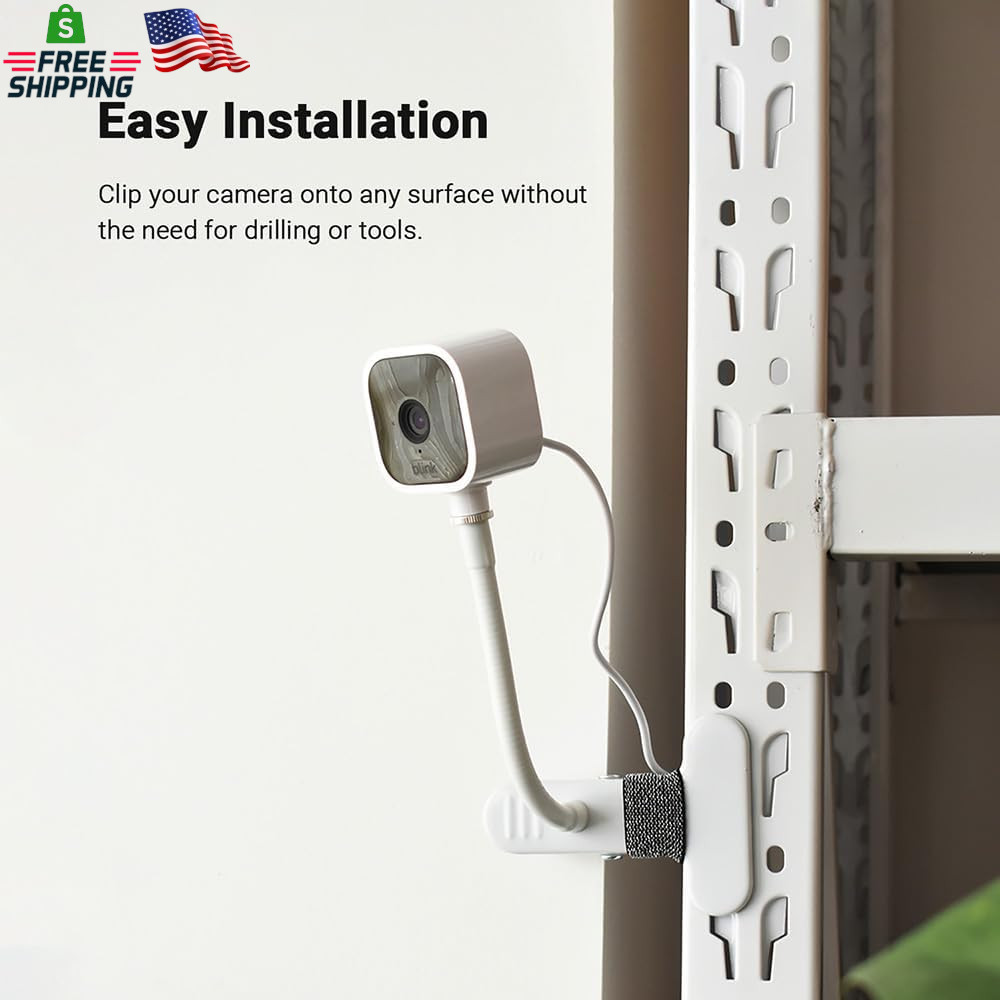 Holicfun Clip Mount for Ring, Blink, Eufy, Google Nest, Wyze, and Arlo Indoor Ou