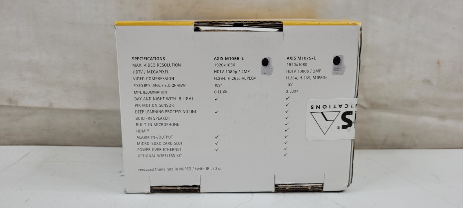 AXIS M1055-L M10 Box Security Camera 02349-001 NEW SEALED BOX