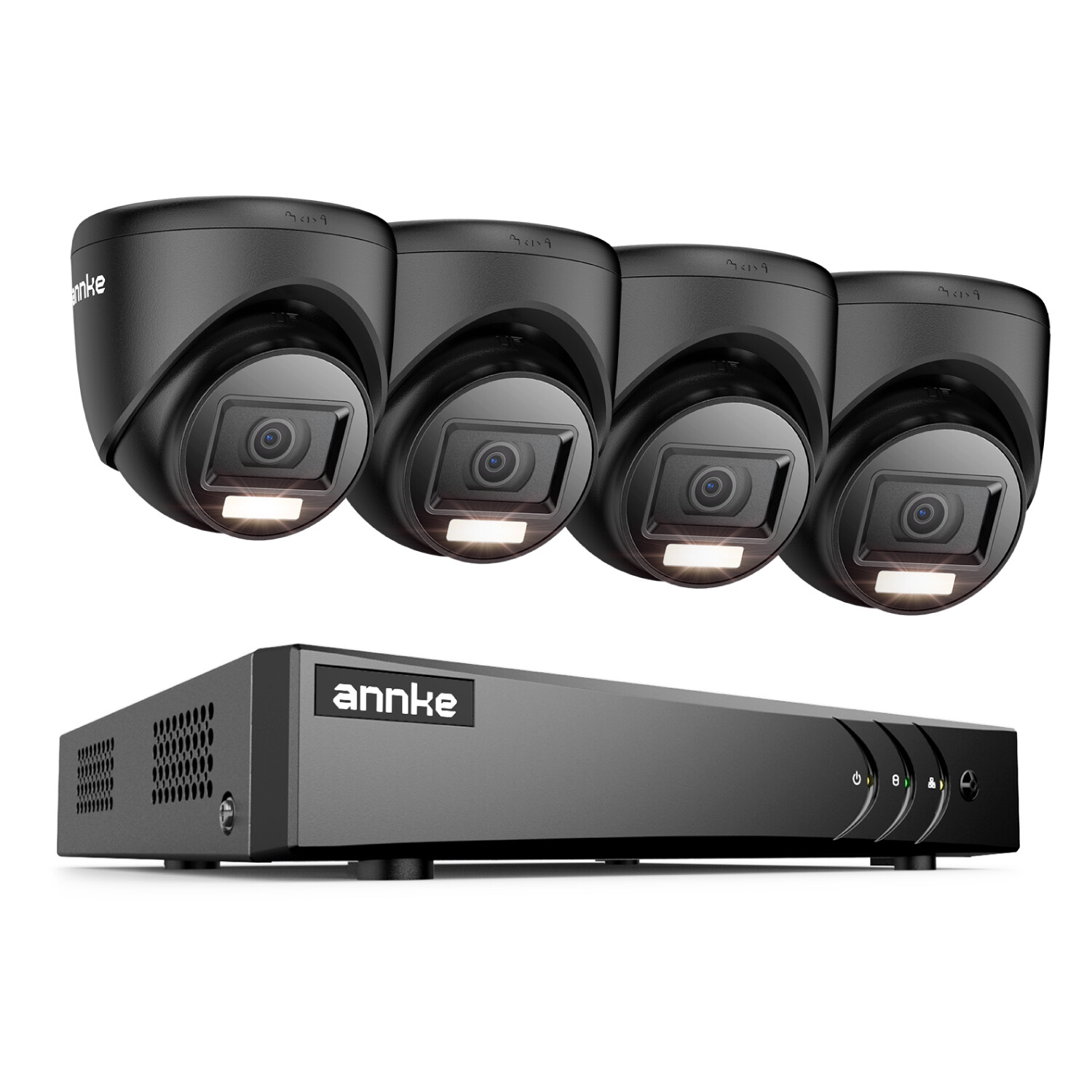 ANNKE 8CH 5MP Lite DVR 1080P Color Night Vision Security Camera System Outdoor