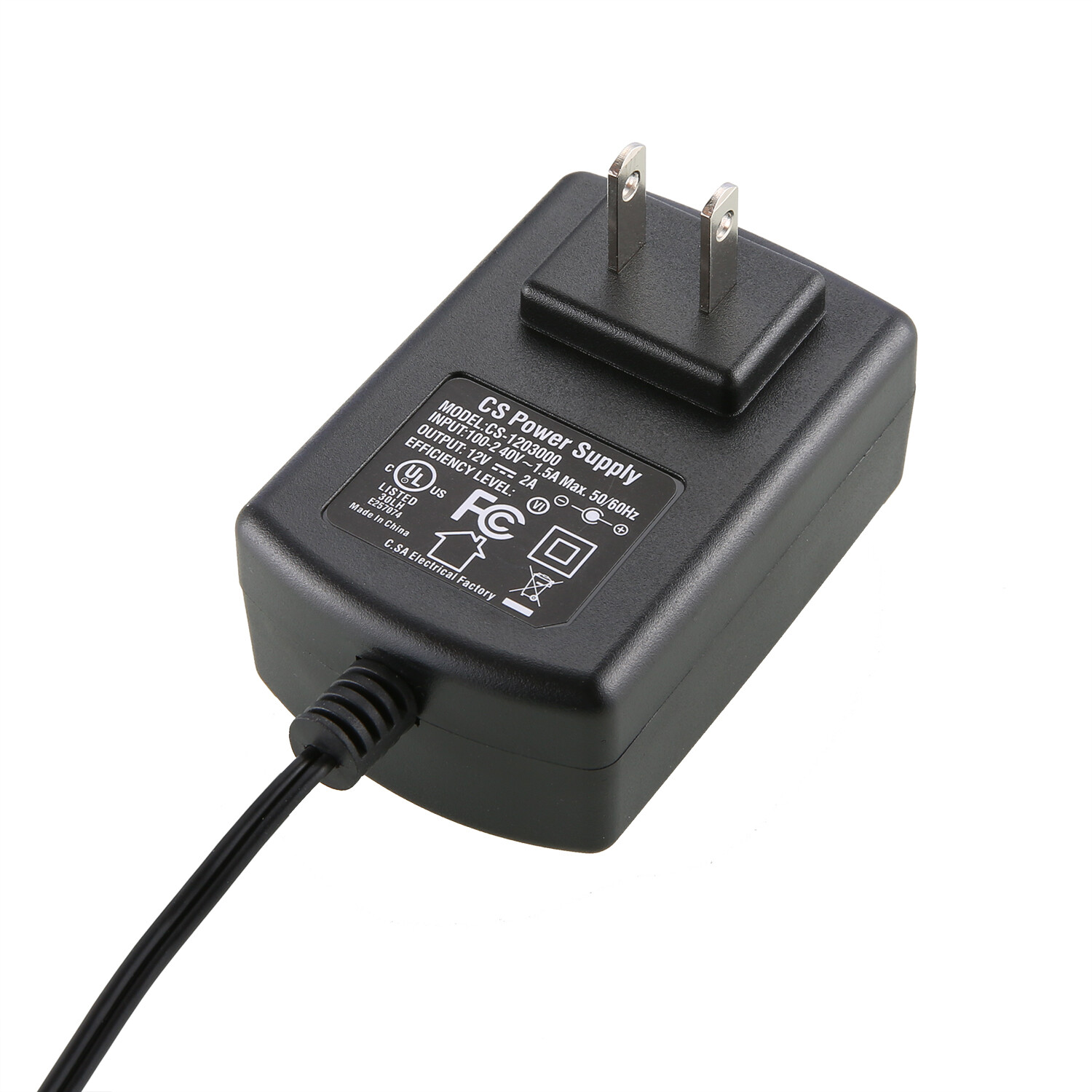 ANNKE 12V 2A Power Supply AC DC Adapter Cable for Home Security CCTV DVR System