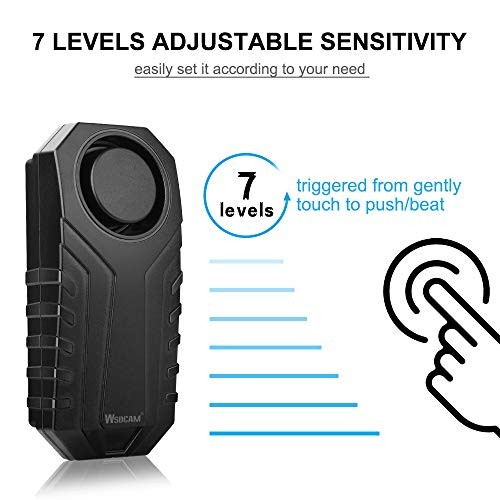 113dB Bike Alarm Wireless Vibration Motion Sensor Waterproof Motorcycle Alarm