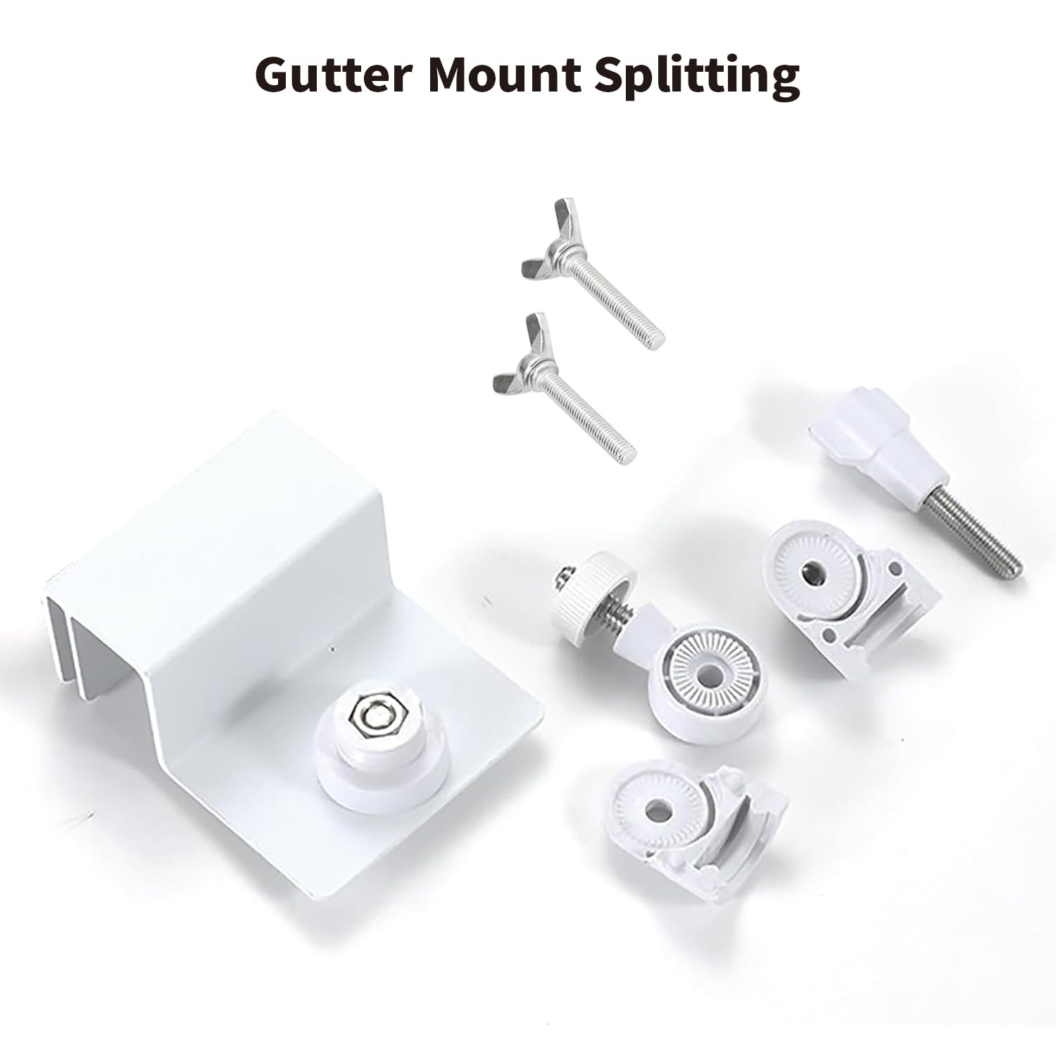 2-Pack Gutter Mount Compatible with eufy Security SoloCam S220/C210, eufyCam 2C/
